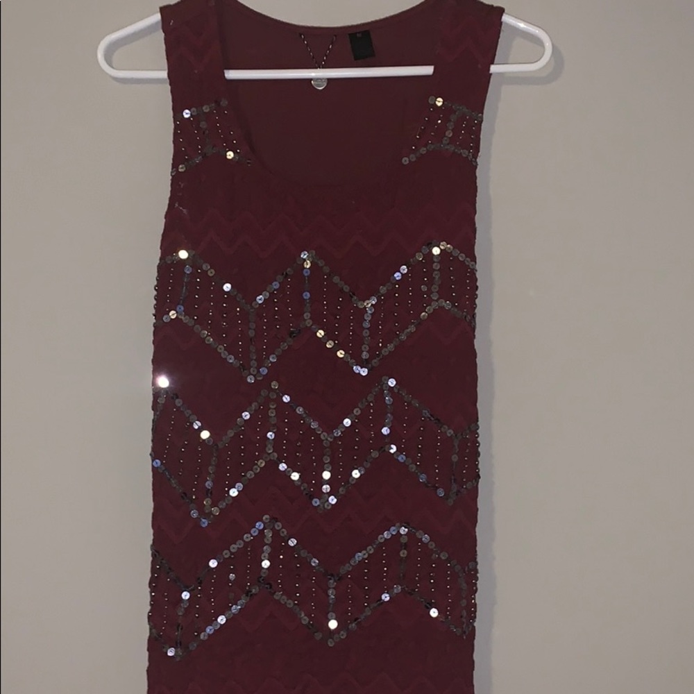 Maroon BKE Boutique tank top!